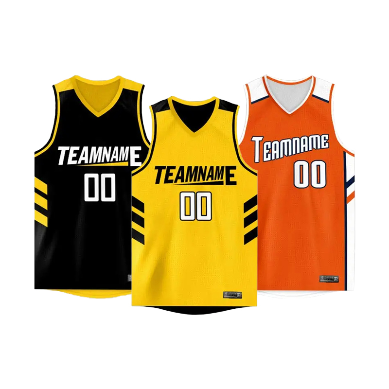 Individuelles Großhandel-Design Retro Sublimation reversibles Basketball-Singlet Westen Set Hemd Herren Basketball-Anzug Jersey