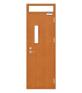 Bằng gỗ cháy cửa Meranti cửa gỗ lauan gỗ cháy cửa với cửa sổ - Product Image 6