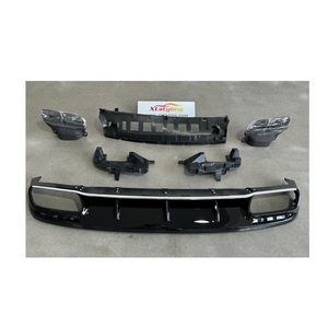 XLstyling, accesorios para coche, kit de carrocería, difusor trasero con puntas, tubo de escape para <span class=keywords><strong>Mercedes</strong></span> Benz C217 S <span class=keywords><strong>Coupe</strong></span> 16-20, actualización a <span class=keywords><strong>S65</strong></span> - Product Image 1