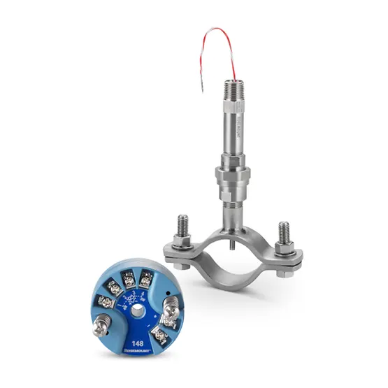 Original Alta quantidade Rosemounte 0085 Sensor Temperatura Tubo braçadeira e 148 Transmissor Temperatura