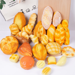 Assorted Bread Squishy Toys Soft Squeeze Bakery Stress Relief Toy Set for Wholesale - Product Image 4
