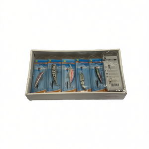 MNJ Plastic Fishing Lures 12Pcs Assorted Colors And Sizes For Freshwater And Saltwater Fishing - Product Image 1