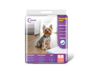 Tapis d'entraînement jetables pour chiens et chats, haute absorption, 45x60cm, avec matériau en tissu plastique imperméable et charbon actif - Product Image 6