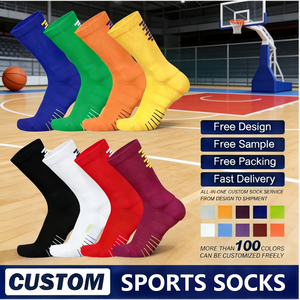 Calcetines Deportivos Personalizables de Media Pantorrilla, Transpirables, para Entrenamiento Profesional y Combate Real, para Baloncesto, Calcetines Deportivos de Élite - Product Image 1