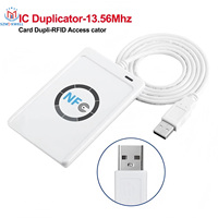 Lector de Tarjetas Inteligentes NFC RFID ACR122U USB 13.56MHz para Tarjetas de Plástico ISO 14443A, Lector y Escritor de Tarjetas con Software SDK Gratuito