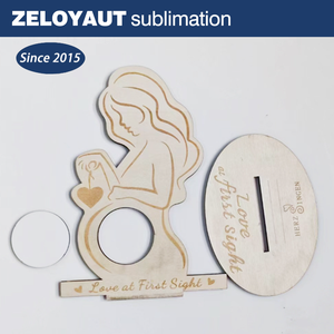 Vente en gros de cadres photo en sublimation pour femmes enceintes Cadeaux souvenirs fantaisie pour les femmes pour la fête des mères - Product Image 3