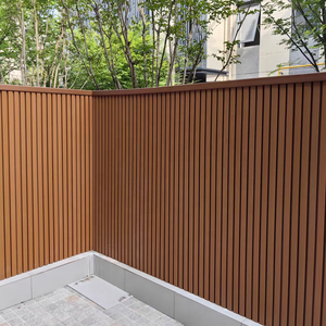 Decorazione del rivestimento esterno del pannello di parete 3D del rivestimento della parete di <span class=keywords><strong>legno</strong></span> composito di plastica WPC rivestimento del bordo - Product Image 3