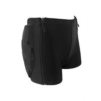 Protection antichute pour patinage artistique sur glace avec fermeture éclair double face, rembourrage épaissi de 13 mm, pour adultes et enfants, protections de hanches et fessiers