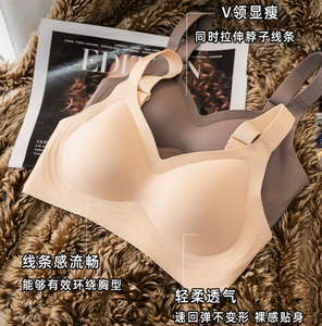 Intimo Senza Cuciture da <span class=keywords><strong>Donna</strong></span> che Riduce il Doppio Seno e Rende i Seni Grandi più Piccoli con un Reggiseno più Piccolo - Product Image 3