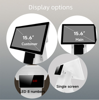 Imprimante de facturation de vente au détail de restaurant Windows 10 Caissier tactile POS Terminal de caisse enregistreuse tout en un Systèmes POS