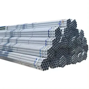 Tuyau en acier galvanisé sc40 de divers diamètres pour la construction de l'usine Tuyau galvanisé à faible alliage