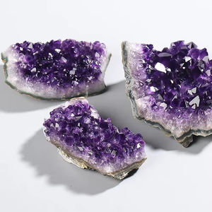 Cristal de calidad <span class=keywords><strong>natural</strong></span>, amatista cruda, cristal Irregular de <span class=keywords><strong>Uruguay</strong></span>, espécimen mineral, piedra artesanal, 1 unidad - Product Image 3