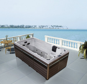 2025 sang trọng BG 6652a swimspa lớn hơn ngoài trời hydrorelax gia đình & cha-con hồ bơi băng bồn tắm phụ kiện cho thư giãn - Product Image 3