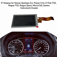 Écran LCD TFT 5 pouces pour tableau de bord Nissan Qashqai J11 (2013-2019) OEM