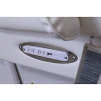 Lit de beauté électrique professionnel à 3 moteurs, réglable en hauteur, avec USB pour salon de beauté, spa, clinique
