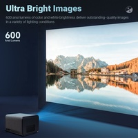 Hotack más nuevo L015 LED LCD portátil Mini 4K proyector Hd 1080P Home Theater Video Proyector Smart Android TV proyector