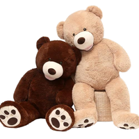 Grand ours en peluche géant, peluche douce, peluches géantes américaines, jouets en peluche 130 cm (51'')