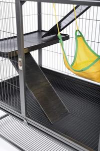 Cage à furet noir <span class=keywords><strong>Feisty</strong></span> bon marché Cage à hamster pour chat - Product Image 3