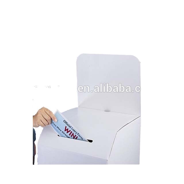 Boîte De Vote En Carton 24x24x23 Cm – Pour Billets De Tombola, Dons, élections – Événements Et Fêtes
