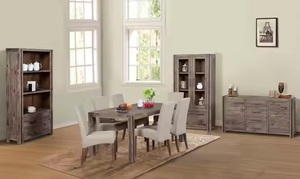 Luxury Outdoor Furniture Modern Dining Set <b>Tables</b> and Chairs 1 <b>Table</b> 6 Seaters High Quality Dining Room Furniture - Product Image 2