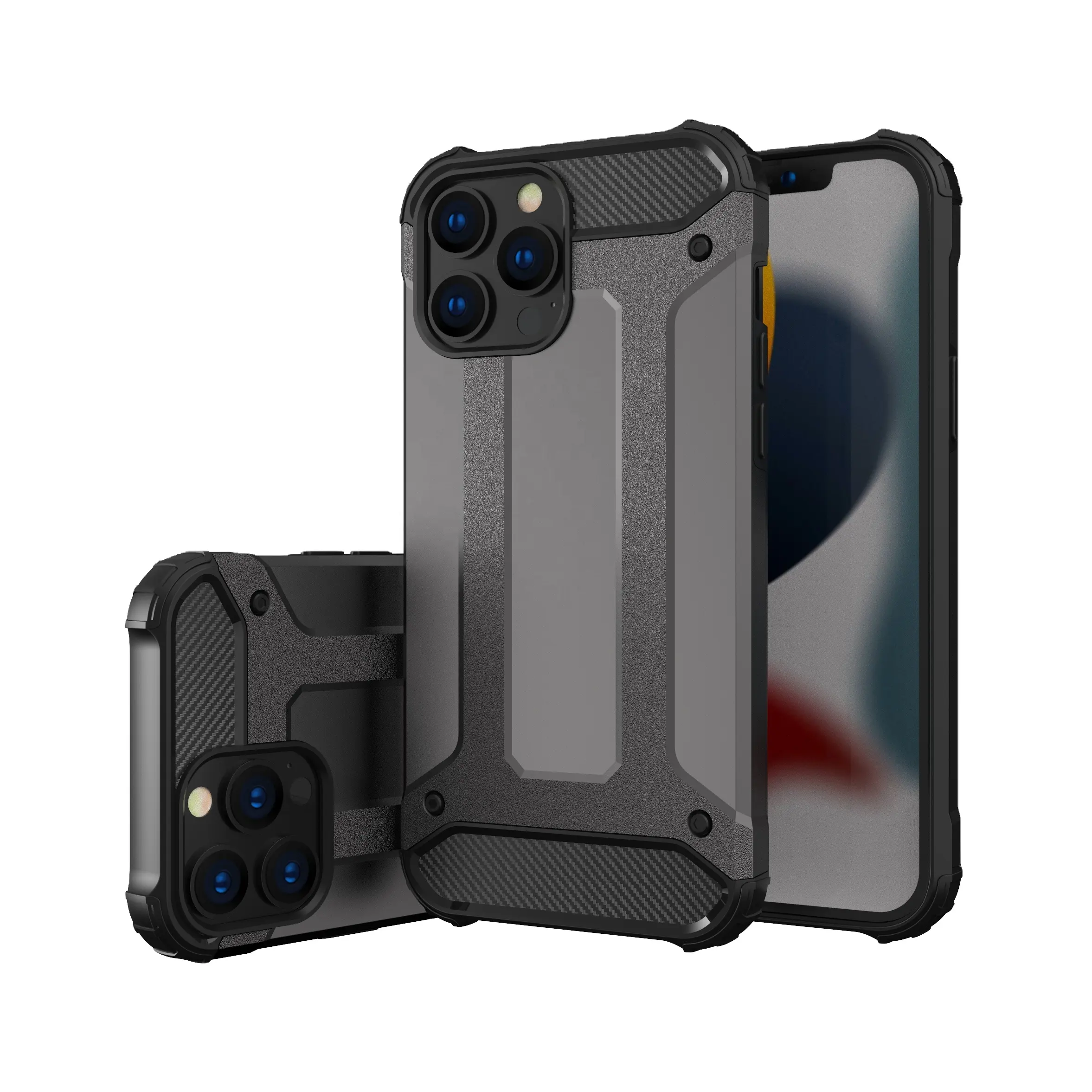 New Armor Design Phone case for iPhone 13 Pro Max Drop Tested Protection Cover for iPhone 13 Pro Case