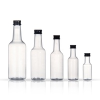 Bouteille en plastique PET pour sauce piquante, 25 ml, 50 ml, 100 ml, 150 ml, bouteille en plastique pour sauce, vinaigrette, mayonnaise, ketchup