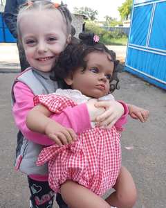 Boneka Bayi Reborn Silikon Vinyl Seluruh Tubuh MSYO New Healthy Complexion, Boneka Bayi Baru Lahir Realistis 22 Inci 55cm - Product Image 2