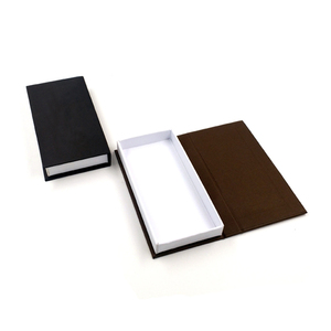 Professionnel personnalisé petit clam shell fantaisie noir mat boîte d'emballage - Product Image 1