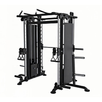 Equipo de Gimnasio Comercial, Máquina Multifuncional Smith, Cable Crossover, Soporte para Sentadillas, OEM, ODM