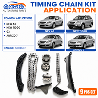Bộ dụng cụ căng dây xích cam thay thế 9 món kèm bánh răng và thanh dẫn hướng cho Chery Arrizo 7 Riich G3 New A3 New Tiggo SQR4G15T