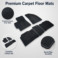 Tapis de sol auto en suède premium 8 mm d'épaisseur toutes saisons pour BYD Qin Plus Han Dolphin, sur mesure, vente en gros pour concessionnaires 4S