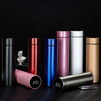 Vente directe d'usine Thermos en acier inoxydable avec affichage de la température Bouteille d'eau intelligente numérique Bouteille de boisson pour la salle de sport