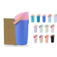 Nouveaux produits phares 2026 : Bouteille d'eau isotherme à double paroi de 18 oz avec couvercle rabattable, modèle original, vente en gros