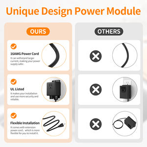 16A 125VAC Sink Food Waste Disposer Kit Preto Aço Inoxidável Escovado Longo Push Interruptor de Eliminação de Lixo com EUA <span class=keywords><strong>3</strong></span> Prong Plug - Product Image 3