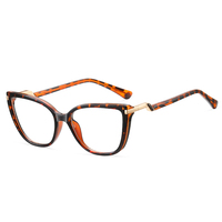 MS 82270 Montures de lunettes optiques vintage TR90 pour femmes, verres anti-fatigue bloquant la lumière bleue, lunettes de prescription colorées