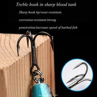 LUTAC Leurres de pêche Long Casting Flottant Crank Bait ABS Plastic Laser Coating Skin Double VMC Treble Hook Hard Baits 55mm/11g