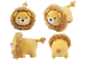 D KING Adorable Peluche <span class=keywords><strong>Lion</strong></span> Douce et Moelleuse avec Doublure en Maille et Détails Brodés pour Bébés, Tout-petits et Décoration de Crèche - Product Image 6