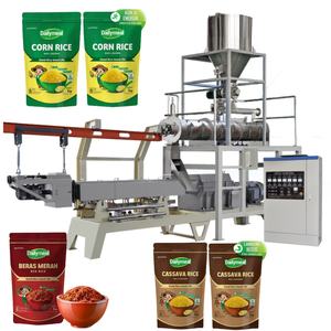 เครื่องจักรแปรรูปข้าวสารเสริมคุณค่าโภชนาการสีทองเกรดอาหารใหม่ วัสดุ SUS 304 อัตโนมัติ สำหรับแป้งและธัญพืช - Product Image 2