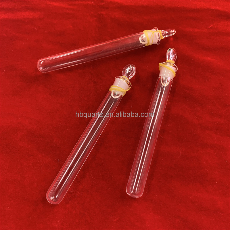Clear Quartz Crystal Glass Test Tube