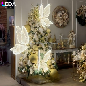 LEDA Farfalle a LED Decorative da Appendere con Luce Calda Personalizzate <span class=keywords><strong>per</strong></span> <span class=keywords><strong>Albero</strong></span> <span class=keywords><strong>di</strong></span> <span class=keywords><strong>Natale</strong></span> Feste ed Eventi Natalizi - Product Image 2