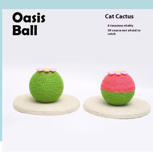 Duurzame Biologische Kat Boom Bed Met Sprookje Speelgoed Sisal Kolom Slijpen Klauw Klimrek Aarding Effect Voor Katten - Product Image 3