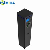 Estación de Carga Inteligente para Vehículos Eléctricos de 22kW/44kW con Doble Puerto, OCPP 1.6J, Medidor Certificado MID e Interruptor de Entrada