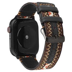 <span class=keywords><strong>Bracelet</strong></span> de rechange personnalisé en cuir véritable pour <span class=keywords><strong>Apple</strong></span> <span class=keywords><strong>Watch</strong></span> série 5 4 3 2 1 - Product Image 3