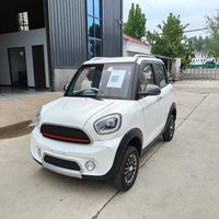 Voiture électrique mini neuve à énergie renouvelable pour adulte, avec climatisation, batterie lithium longue portée de haute qualité, prix le plus bas, fabriquée en Chine