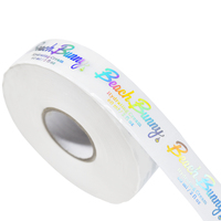 Rouleau d'autocollant imperméable en vinyle auto-adhésif personnalisé étiquette holographique impression logo autocollants holographiques