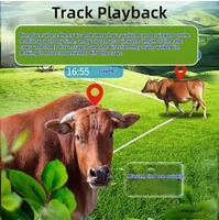 Traceur GPS intelligent pour bovins et ovins, dispositif antivol avec transmission de données agricoles intelligentes et positionnement en réseau