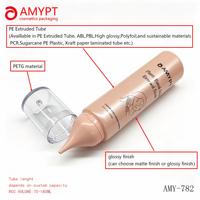 Flacon de crème pour les yeux avec logo personnalisé, soin de la peau, lotion pour les yeux, sérum, tube en plastique