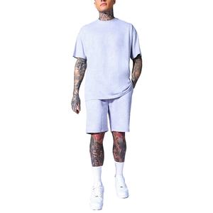 Conjunto de ropa deportiva de manga corta, conjunto de dos piezas de pantalones cortos, Doble - Product Image 5