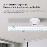 Ampoule LED Bande Lumineuse Super Lumineuse Blanc Froid E27 30CM 15W AC Plastique Vis Plafonnier Domestique Haute Puissance Longue Ampoule Cristal