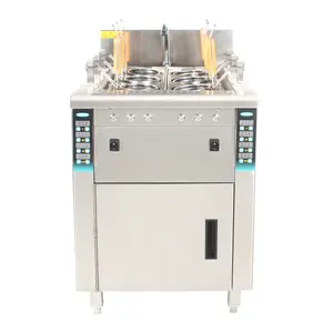 Factory Direct Free Standing Electric Commercial Pasta Cooker Auto Lift Noodle Cooker For Hotel